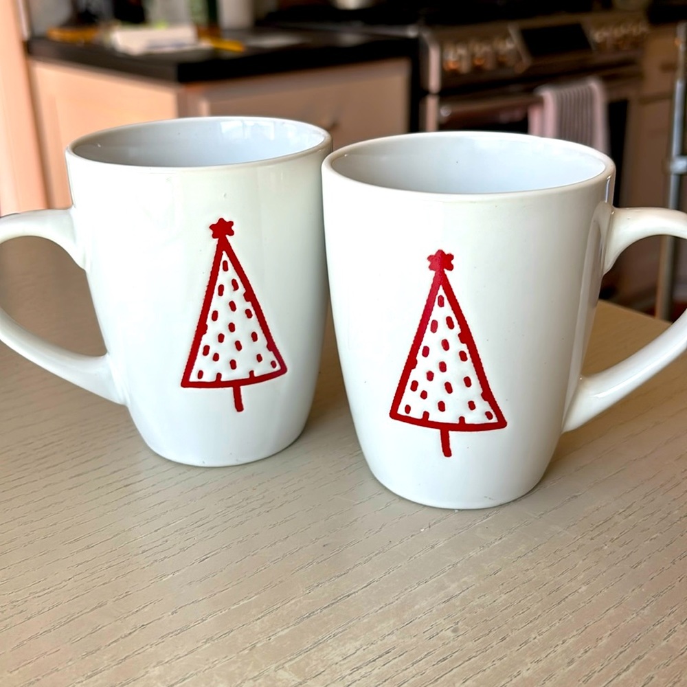 California Pantry 2023 Christmas Tree Mugs Set of 2
